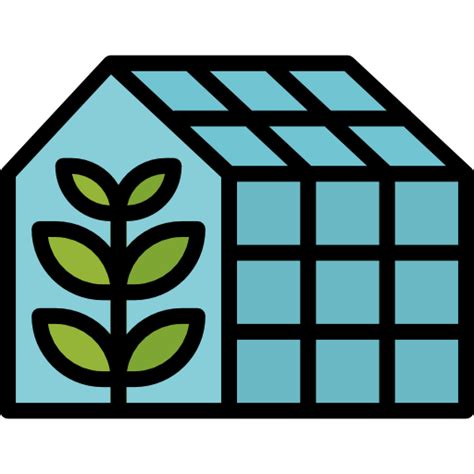 Greenhouse Free Buildings Icons