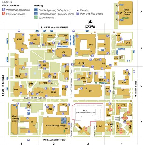 Cal State Fullerton Campus Map Maps Location Catalog Online