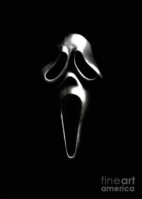 Ghostface Scream Digital Art By Bo Kev Fine Art America