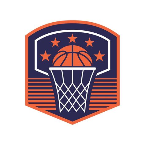 Basketball Logo Vector Basketball Sport Logo 8553780 Vector Art At