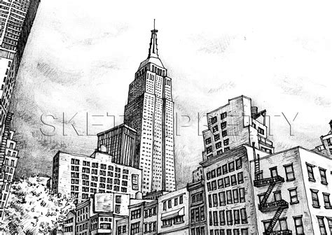 Another Sketch Of New York City Cool Sketchespictures