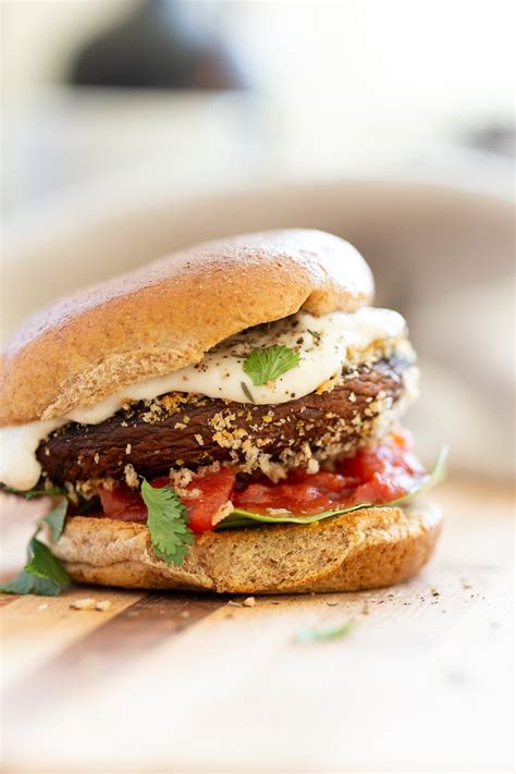 Vegan Portobello Mushroom Burgers Recipe Cart