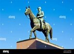 Statue von Marschall Mannerheim, ein Held der finnischen Unabhängigkeit ...