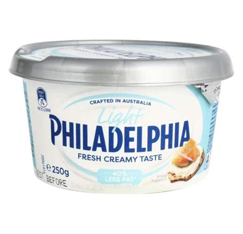 Philadelphia Light Spreadable Cream Cheese 250g Lazada Ph