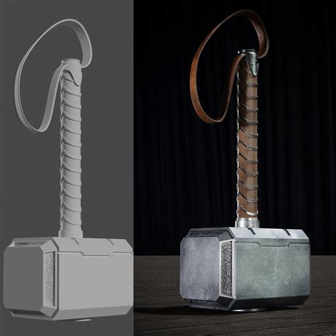 Mjölnir Thors Hammer 🔨 I Tried To Go For A Realistic Style Rblender