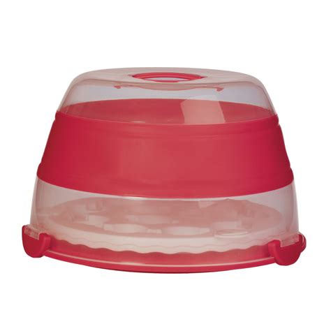 Progressive Prepworks Collapsible Cupcake And Cake Carrier