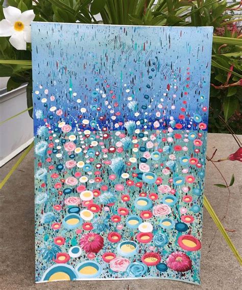 11x14 Matted To 16x20 Original Acrylic Painting Whimsical Etsy In