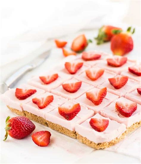 Strawberry Cheesecake Bars Spoonful Of Flavor