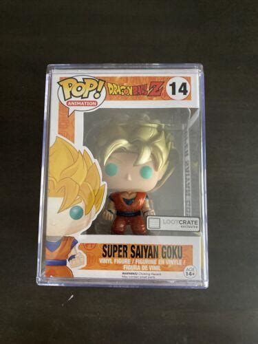 Dragonball Z Goku Super Saiyan Metallic Loot Crate Exclusive Funko Pop 14 4559642644