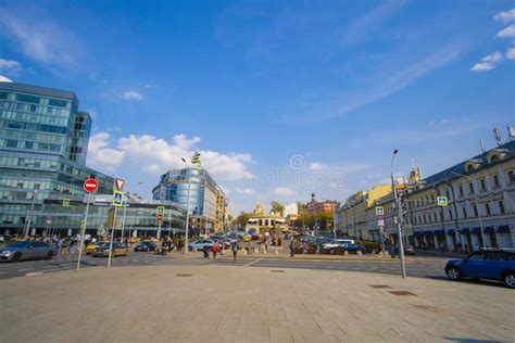 Trubnaya Square In Moscow Editorial Photography Image Of Urban 146316232