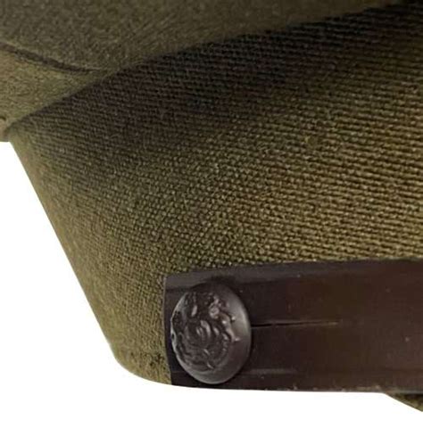 Original Ww2 British Army Officers Peaked Cap Royal Artillery In