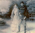 Elisabeth and Franz Joseph I of Austria young couple. Funchal, Austria ...