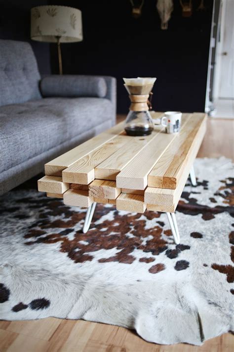 Diy Wooden Coffee Table A Beautiful Mess