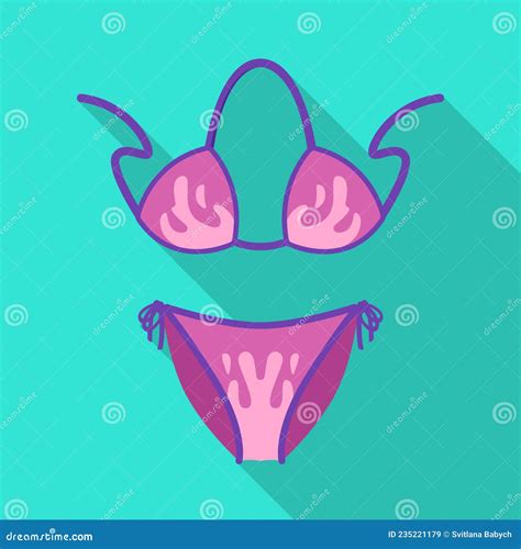 Isolated Object Of Swimsuit And Bikini Icon Web Element Of Swimsuit And Lingerie Stock Vector