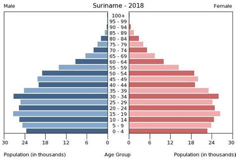 Suriname Age Structure Demographics
