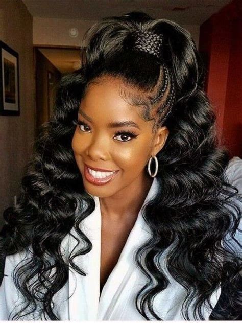 Gorgeous High Ponytail Hairstyles For Black Women High Ponytail