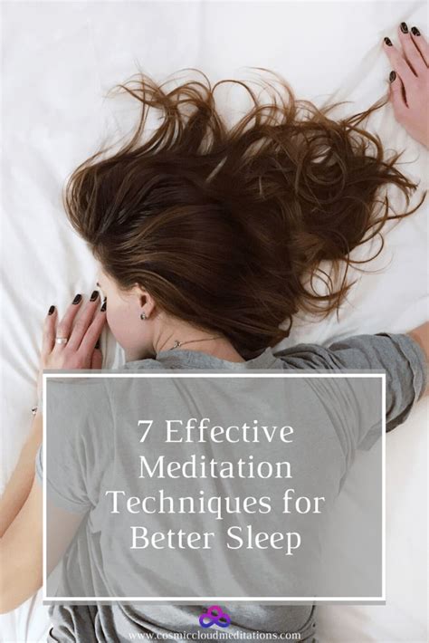 7 Effective Meditation Techniques For Better Sleep Health And