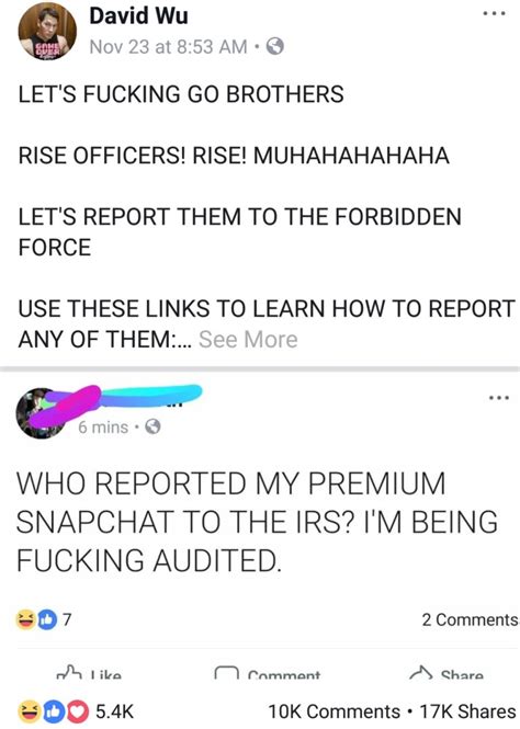Snapchat Sex Workers Being Reported To Irs For Taxes