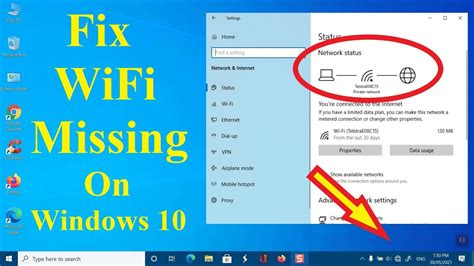 Fix Wifi Not Showing In Settings On Windows 10 Fix Missing Wifi