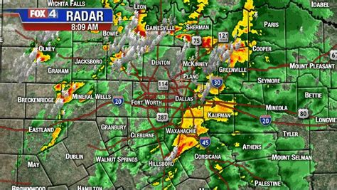 Radar As Of 900 Am Dfw Currently In The Clear Of Heavy Rain And