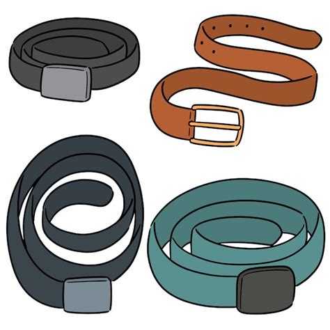 Premium Vector Vector Set Of Belt