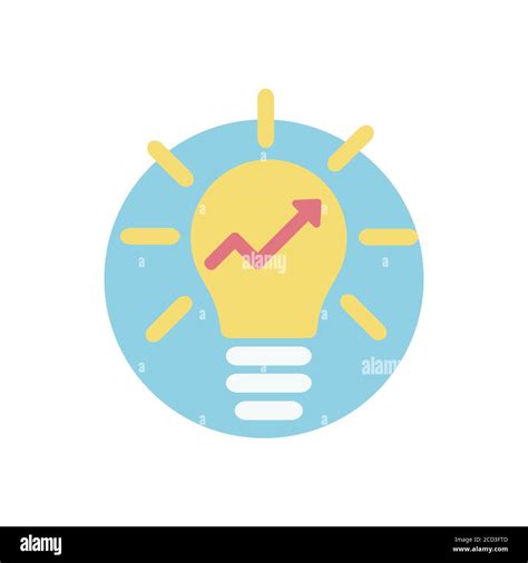 Entrepreneurship Icon Symbol Of A Light Bulb To Symbolize A Great Idea