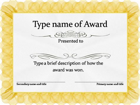 Free Printable Fill In Certificates Free Gift Certificate Templates