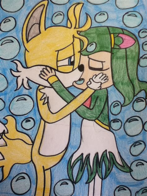 Cosmo was watching the book of pooh and her boyfriend miles tails prower showed up. Tails and Cosmo: Underwater Love by tailsthefoxlover715 on DeviantArt