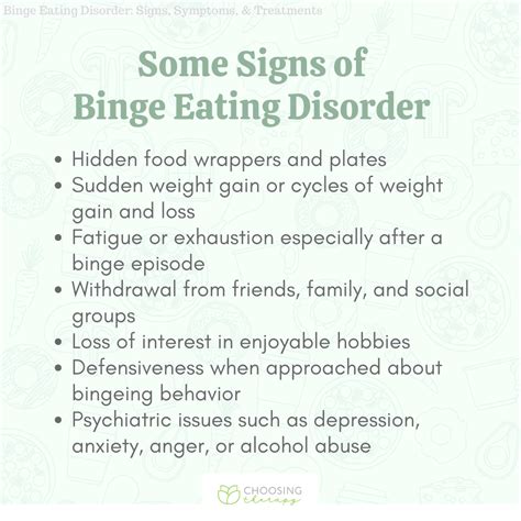 Binge Eating Disorder Signs Symptoms And Treatments