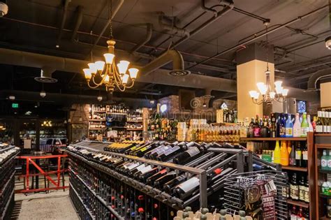 Interior View Of A Local Liquor Store Editorial Photography Image Of