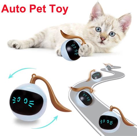 Cat Toys Automatic Rotating Li Automatic Cat Toy Smart Ball