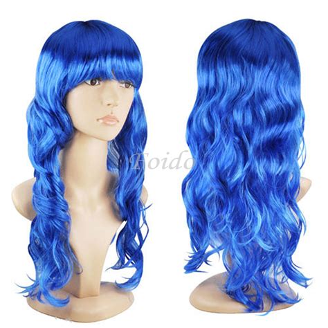 women s sexy long curly fancy dress wigs cosplay costume ladies full wig party ebay