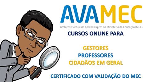 Plataforma Avamec Cursos Online Com Certifica O Avamec