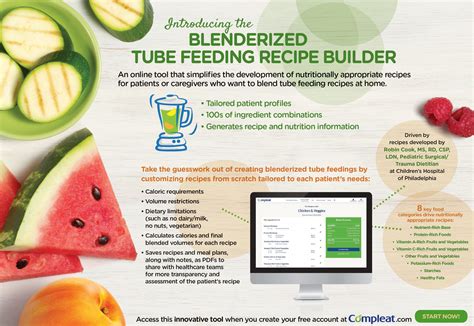 Blenderized Tube Feeding Recipe Builder Nestlé Medical Hub