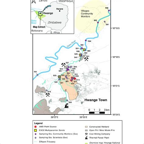 Overview Map Illustrating Coal Mining Concessions And Protected