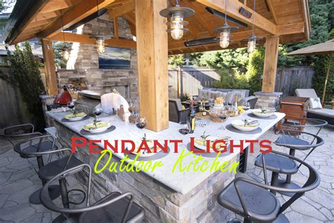 Outdoor lighting techniques for your kitchen worth implementing this summer. Outdoor Kitchen Pendant Lights - Paradise Restored Landscaping