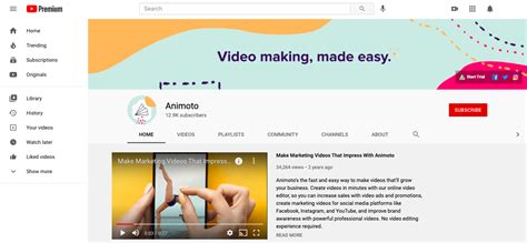 Creating An Awesome Youtube Channel Trailer Best Practices Animoto