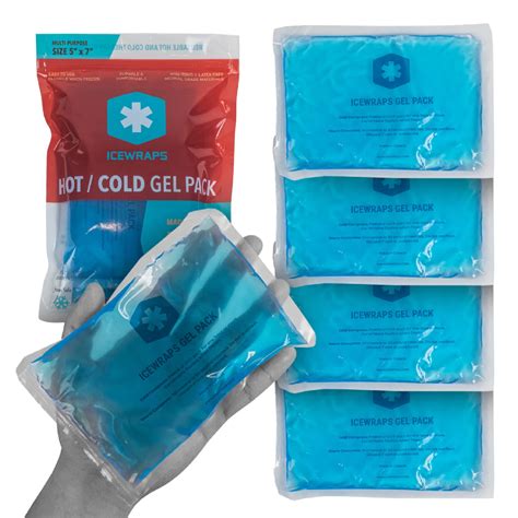 Buy Icewraps 5x7 Gel Ice Packs For Injuries Reusable Hot Cold Gel