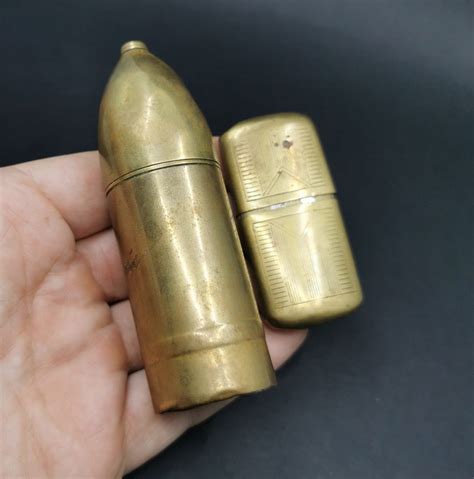 Rare Wwi French Trench Art Petrol Lighter Collection Bullet Etsy