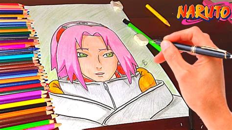 Como Desenhar Sakura Haruno Shippuden FÁcil Passo A Passo Youtube