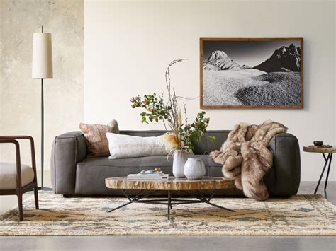 Madrone Leather Sofa Arhaus Furniture Living Room Sets Furniture