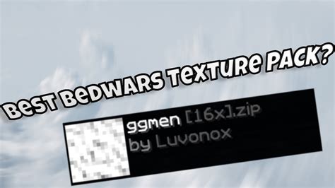 The Best Bedwars Texture Pack Ggmen 16x Youtube
