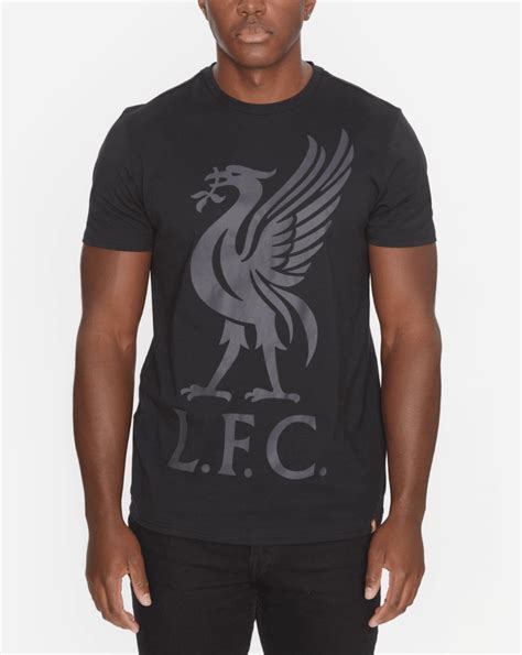 Liverpool Fc Mens Black Liverbird T Shirt Anfield Shop Reviews On