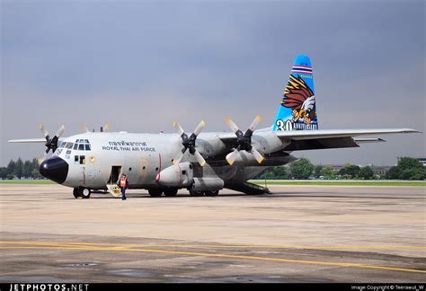l8 8 33 lockheed c 130h hercules thailand royal thai air force teerawut w jetphotos