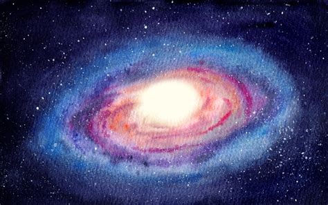 Andromeda By Aileensea Watercolor Galaxy Galaxy Art Galaxy Painting