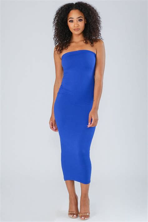 Much Love Basic Long Bodycon Tube Dress Knowstyle Knowstyleusa