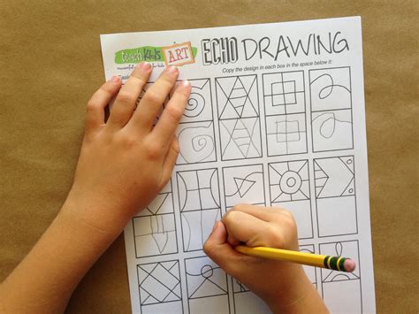 Learning To Draw With Echo Drawing • Teachkidsart
