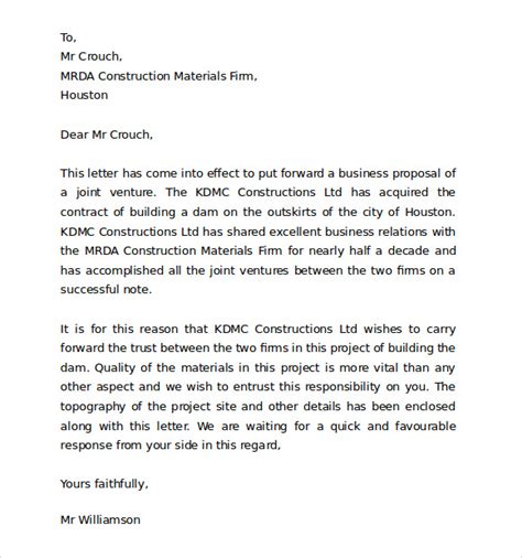 FREE 7+ Sample Standard Business Letter Formats in PDF ...