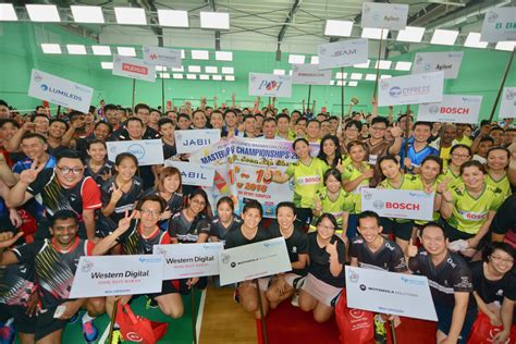 See the full list at craft. Good response for Penang factories badminton tourney ...