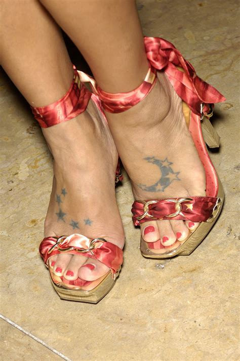 Foot Fetish Forum Bai Ling S Tattooed Feet Up Close